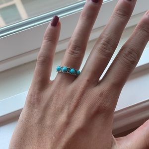 Turquoise Ring Silver Turquoise Ring